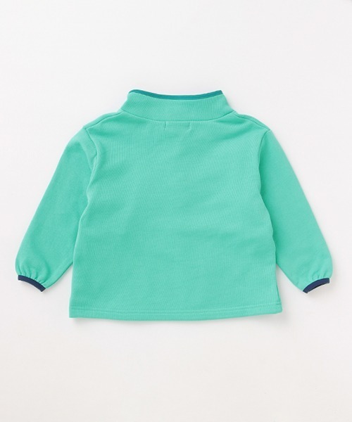 XLARGE KIDS（エクストララージキッズ）の「【ネット限定】別生地ポケットハーフジップ（スウェット・キッズ・ライトグリーン/ブルー/パープル・90cm/100cm/110cm/120cm/130cm/140cm）」の7枚目の写真