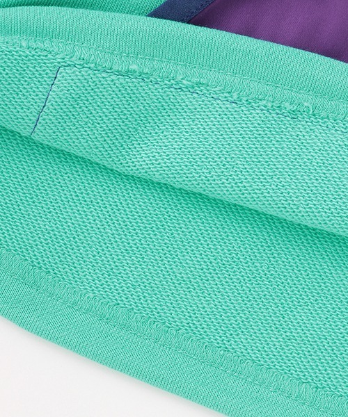 XLARGE KIDS（エクストララージキッズ）の「【ネット限定】別生地ポケットハーフジップ（スウェット・キッズ・ライトグリーン/ブルー/パープル・90cm/100cm/110cm/120cm/130cm/140cm）」の11枚目の写真
