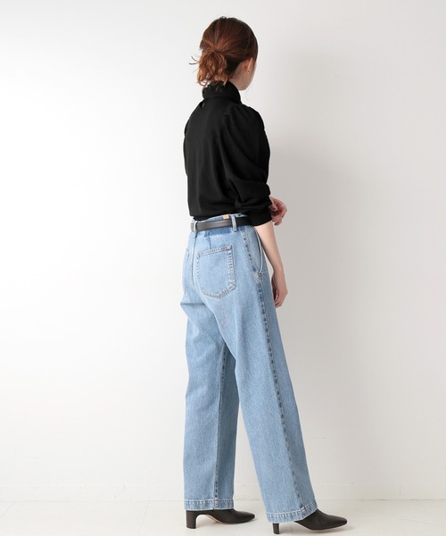 IENA（イエナ）の「スカーフネックボウニットプルオーバー（ニット/セーター・レディース・ブラック/グレー・FREE）」の19枚目の写真