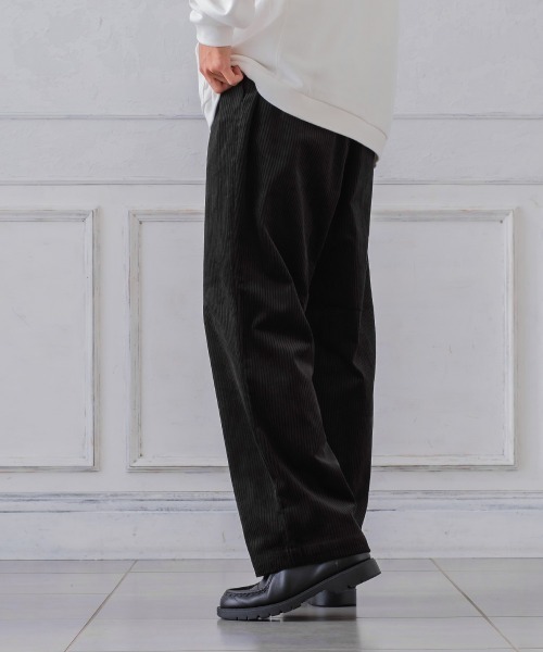 improves（インプローブス）の「太ピッチ コーデュロイ ワイドパンツ（その他パンツ・メンズ・サックスブルー/ブラック/ダークブラウン/ダークグリーン/アイボリー・LARGE/MEDIUM）」の12枚目の写真