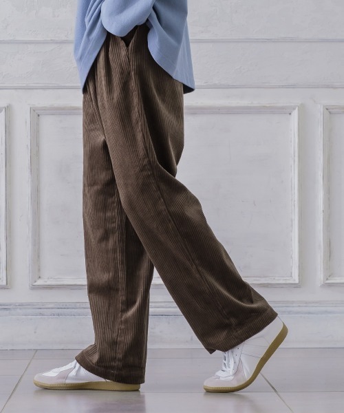 improves（インプローブス）の「太ピッチ コーデュロイ ワイドパンツ（その他パンツ・メンズ・サックスブルー/ブラック/ダークブラウン/ダークグリーン/アイボリー・LARGE/MEDIUM）」の15枚目の写真