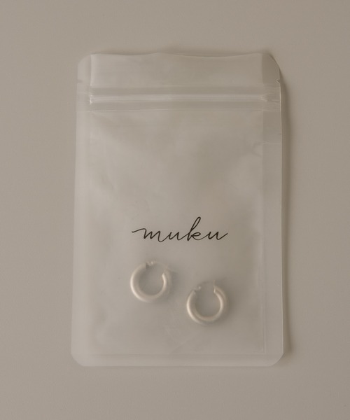 muku(ムク)の「金属アレルギー対応 ラウンドピアス(両耳用) / サージカルステンレス/316L(ピアス(両耳用)・レディース・シルバー/ゴールド・FREE)」の8枚目の写真
