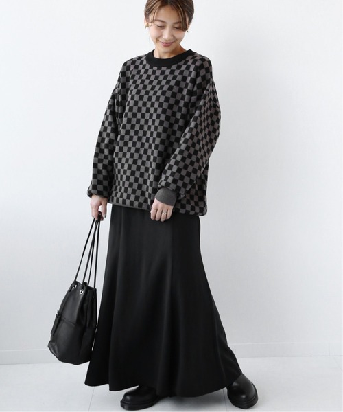 JOURNAL STANDARD relume（ジャーナルスタンダード　レリューム）の「《追加3》フィブリルレーヨンポリエステルマーメイドスカート◆（スカート・レディース・ブラック/ベージュ・38/36）」の6枚目の写真