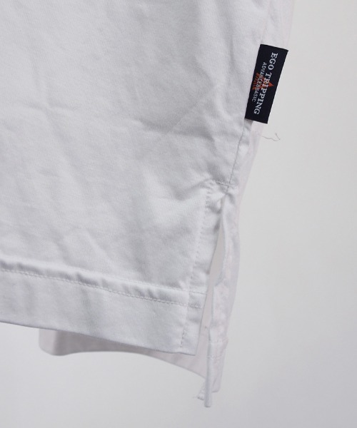 EGO TRIPPING(エゴトリッピング)の「mta466- NO BUTTON HENRY NOSLEEVE ノースリーブ(タンクトップ・メンズ・アイボリー/ベージュ/ネイビー・46/48)」の10枚目の写真