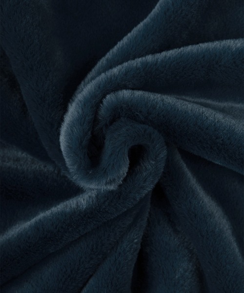 make a ray!（メイク ア レイ！）の「アップリケ刺繍 ボアフリース リブラインスタジャン/ファースタジャン（スタジャン・レディース・ネイビー/グリーン・M/L）」の6枚目の写真