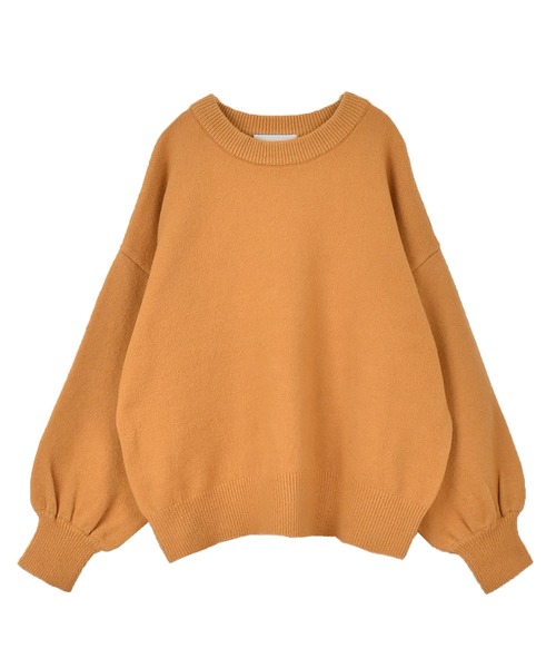 OUTERSUNSET(アウターサンセット)の「ヤク混 knit pullover(ニット/セーター・レディース・ライトブルー/モカ/マスタード・FREE)」の15枚目の写真