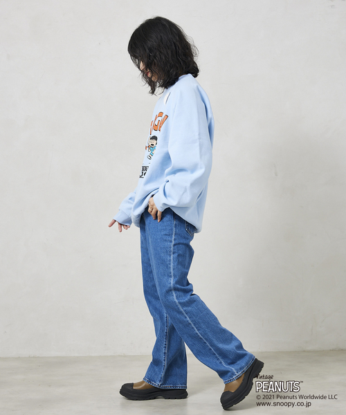 PEANUTS×SPORTS WEAR 別注 オーバーサイズ スウェット PEANUTS（ピーナッツ）の「【PEANUTS×SPORTS WEAR】別注 オーバー