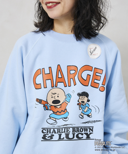 PEANUTS×SPORTS WEAR 別注 オーバーサイズ スウェット PEANUTS（ピーナッツ）の「【PEANUTS×SPORTS WEAR】別注 オーバー
