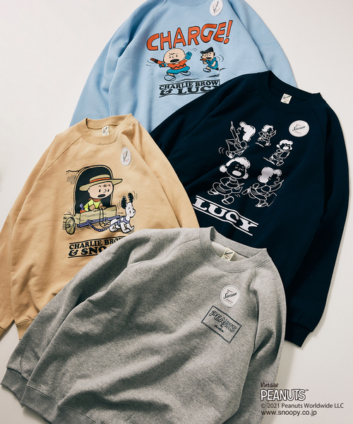 PEANUTS×SPORTS WEAR 別注 オーバーサイズ スウェット PEANUTS（ピーナッツ）の「【PEANUTS×SPORTS WEAR】別注 オーバー
