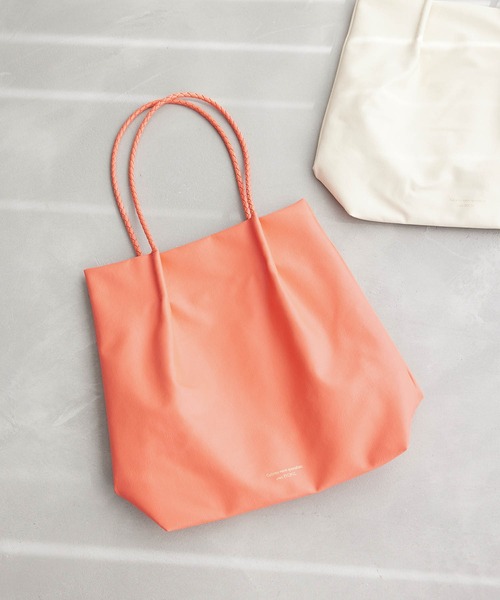 ROPE' PICNIC（ロペピクニック）の「【新色追加】洗えるメッシュハンドルA4トートバッグ（トートバッグ・レディース・ホワイト系その他5/ピンク/ピンク系その他2/ブラック/グリーン/オレンジ系その他/ブラウン系その他2・FREE）」の7枚目の写真