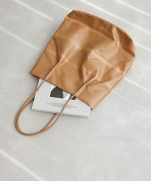 ROPE' PICNIC（ロペピクニック）の「【新色追加】洗えるメッシュハンドルA4トートバッグ（トートバッグ・レディース・ホワイト系その他5/ピンク/ピンク系その他2/ブラック/グリーン/オレンジ系その他/ブラウン系その他2・FREE）」の4枚目の写真