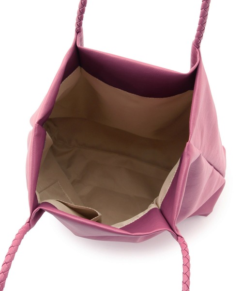 ROPE' PICNIC（ロペピクニック）の「【新色追加】洗えるメッシュハンドルA4トートバッグ（トートバッグ・レディース・ホワイト系その他5/ピンク/ピンク系その他2/ブラック/グリーン/オレンジ系その他/ブラウン系その他2・FREE）」の14枚目の写真