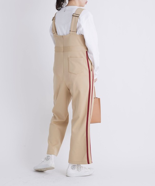 I am I in fact...(アイアムアイインファクト)の「●Jersey jump suit(サロペット/オーバーオール・レディース・ブラック/ベージュ/グリーン・FREE)」の9枚目の写真