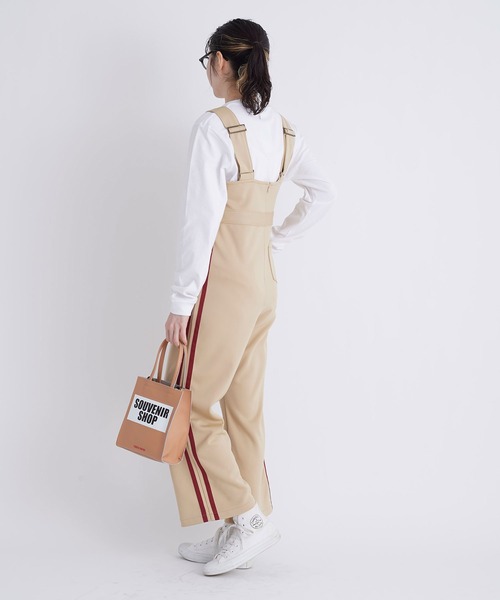 I am I in fact...(アイアムアイインファクト)の「●Jersey jump suit(サロペット/オーバーオール・レディース・ブラック/ベージュ/グリーン・FREE)」の11枚目の写真