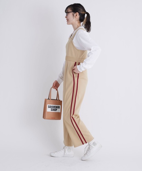 I am I in fact...(アイアムアイインファクト)の「●Jersey jump suit(サロペット/オーバーオール・レディース・ブラック/ベージュ/グリーン・FREE)」の15枚目の写真