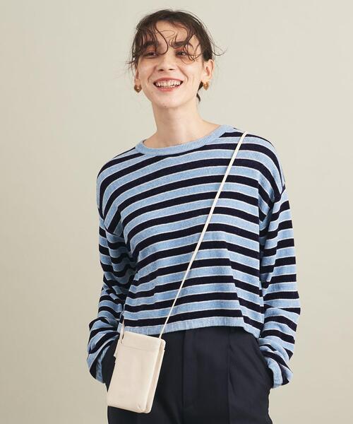 BEAUTY&YOUTH UNITED ARROWS(ビューティーアンドユースユナイテッドアローズ)の「BY レザージップウォレットショルダー ∴(財布・レディース・ブラック/ライラック/オフホワイト・FREE)」の5枚目の写真