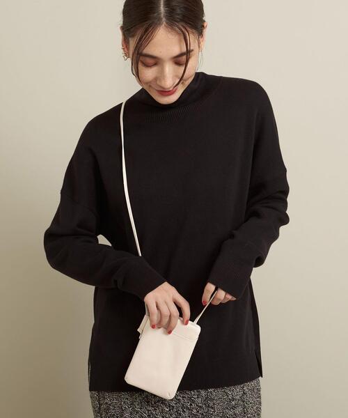 BEAUTY&YOUTH UNITED ARROWS(ビューティーアンドユースユナイテッドアローズ)の「BY レザージップウォレットショルダー ∴(財布・レディース・ブラック/ライラック/オフホワイト・FREE)」の8枚目の写真