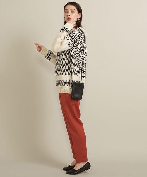 BEAUTY&YOUTH UNITED ARROWS(ビューティーアンドユースユナイテッドアローズ)の「BY レザージップウォレットショルダー ∴(財布・レディース・ブラック/オフホワイト/ライラック・FREE)」の13枚目の写真
