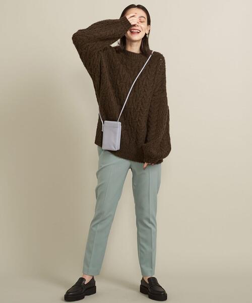 BEAUTY&YOUTH UNITED ARROWS(ビューティーアンドユースユナイテッドアローズ)の「BY レザージップウォレットショルダー ∴(財布・レディース・ブラック/ライラック/オフホワイト・FREE)」の18枚目の写真