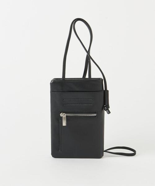 BEAUTY&YOUTH UNITED ARROWS(ビューティーアンドユースユナイテッドアローズ)の「BY レザージップウォレットショルダー ∴(財布・レディース・ブラック/ライラック/オフホワイト・FREE)」の21枚目の写真