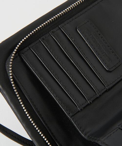 BEAUTY&YOUTH UNITED ARROWS(ビューティーアンドユースユナイテッドアローズ)の「BY レザージップウォレットショルダー ∴(財布・レディース・ブラック/ライラック/オフホワイト・FREE)」の14枚目の写真