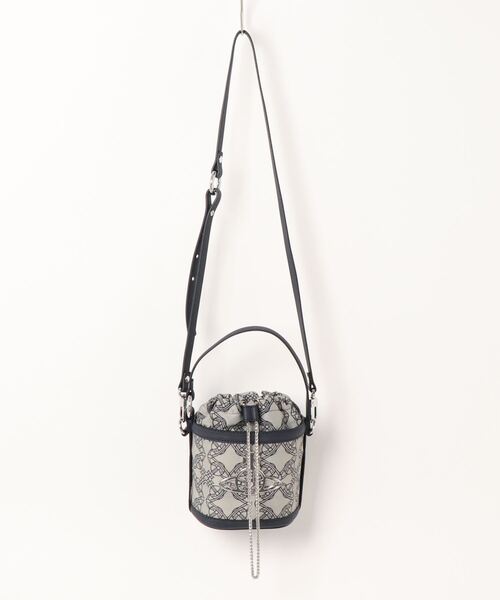 Vivienne Westwood（ヴィヴィアンウエストウッド）の「43020023-12089-PFDAISY SMALL DRAWSTRING BUCKET（ショルダーバッグ・レディース・ブラウン/ブルー・FREE）」の2枚目の写真