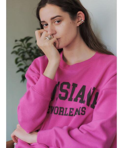 GARAGE OF GOOD CLOTHING（ガレージオブグッドクロージング）の「ロゴ入りコンパクトスウェット（スウェット・レディース・ピンク/ブルー/ブラック/ホワイト系その他・FREE）」の15枚目の写真