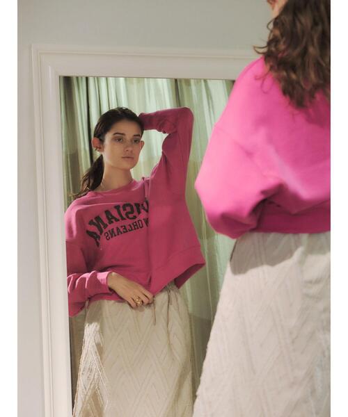 GARAGE OF GOOD CLOTHING（ガレージオブグッドクロージング）の「ロゴ入りコンパクトスウェット（スウェット・レディース・ピンク/ブルー/ブラック/ホワイト系その他・FREE）」の14枚目の写真