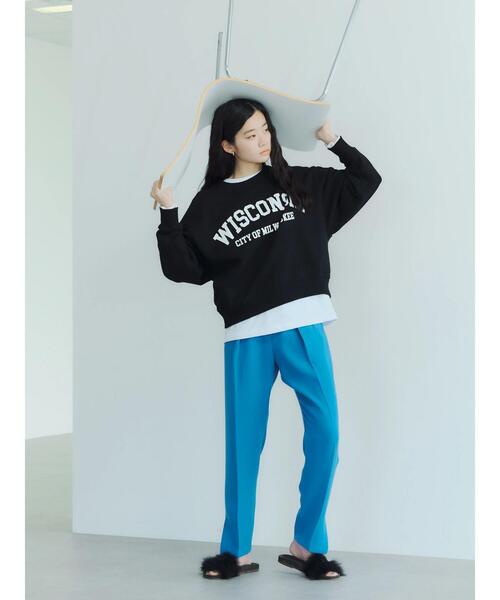 GARAGE OF GOOD CLOTHING（ガレージオブグッドクロージング）の「ロゴ入りコンパクトスウェット（スウェット・レディース・ピンク/ブルー/ブラック/ホワイト系その他・FREE）」の6枚目の写真