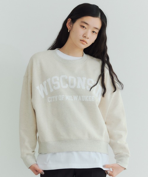 GARAGE OF GOOD CLOTHING（ガレージオブグッドクロージング）の「ロゴ入りコンパクトスウェット（スウェット・レディース・ピンク/ブルー/ブラック/ホワイト系その他・FREE）」の2枚目の写真