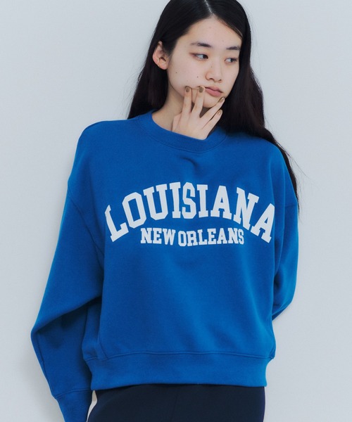 GARAGE OF GOOD CLOTHING（ガレージオブグッドクロージング）の「ロゴ入りコンパクトスウェット（スウェット・レディース・ピンク/ブルー/ブラック/ホワイト系その他・FREE）」の4枚目の写真