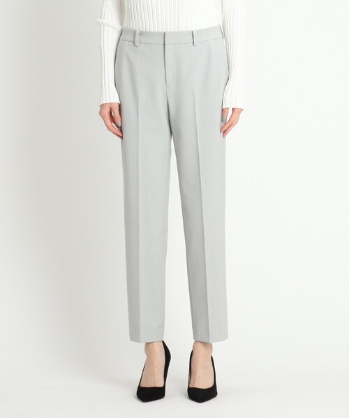 COUP DE CHANCE（クードシャンス）の「◆【洗える/ストレッチ素材/セットアップ/通勤/日本製】美シルエット ストレッチセンタープレスパンツ（スーツパンツ・レディース・ライトグレー/ブラック/ナチュラル・40/38/36/34）」の4枚目の写真