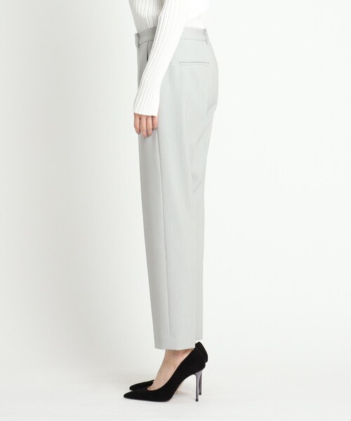 COUP DE CHANCE（クードシャンス）の「◆【洗える/ストレッチ素材/セットアップ/通勤/日本製】美シルエット ストレッチセンタープレスパンツ（スーツパンツ・レディース・ライトグレー/ブラック/ナチュラル・40/38/36/34）」の5枚目の写真