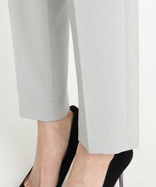COUP DE CHANCE（クードシャンス）の「◆【洗える/ストレッチ素材/セットアップ/通勤/日本製】美シルエット ストレッチセンタープレスパンツ（スーツパンツ・レディース・ライトグレー/ブラック/ナチュラル・40/38/36/34）」の8枚目の写真