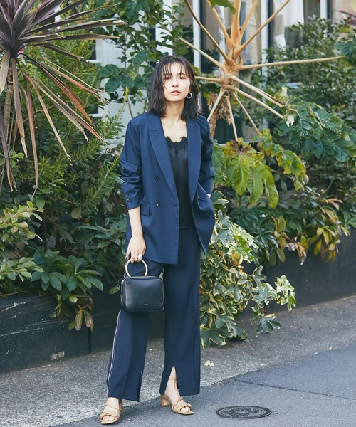 RIVE DROITE(リヴドロワ)の「サイドライントラックパンツ(その他パンツ・レディース・ネイビー・38/36)」の22枚目の写真