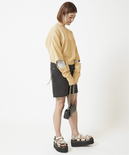 U by SPICK&SPAN(ユーバイスピックアンドスパン)の「バックオープンスウェットプルオーバー◆(Tシャツ/カットソー・レディース・グレー/ベージュ・FREE)」の12枚目の写真
