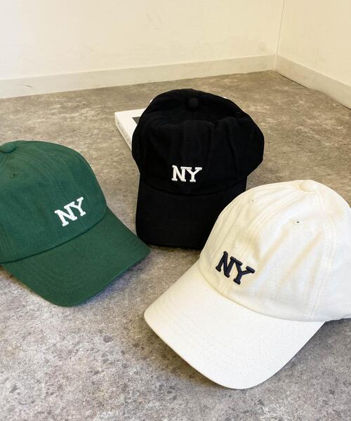INGNI（イング）の「NY刺繍キャップ（キャップ・レディース・ブラック/グリーン/アイボリー・ONE SIZE）」の10枚目の写真