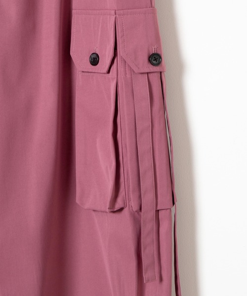 WEGO（ウィゴー）の「★WEGO/パラシュートワイドパンツ（カーゴパンツ・メンズ・ライトグレー/ピンク・MEDIUM/LARGE）」の19枚目の写真