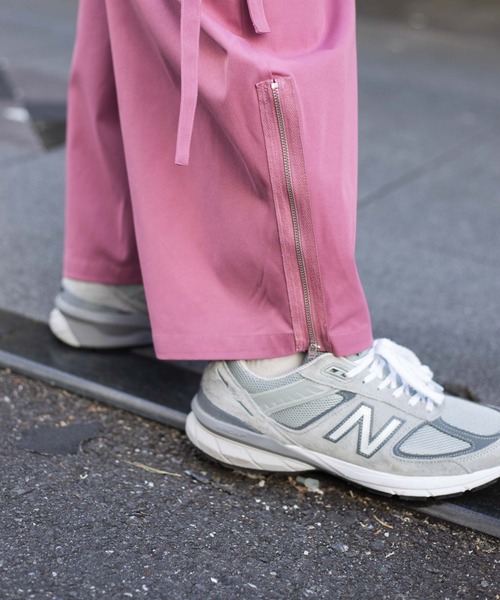 WEGO（ウィゴー）の「★WEGO/パラシュートワイドパンツ（カーゴパンツ・メンズ・ライトグレー/ピンク・MEDIUM/LARGE）」の21枚目の写真