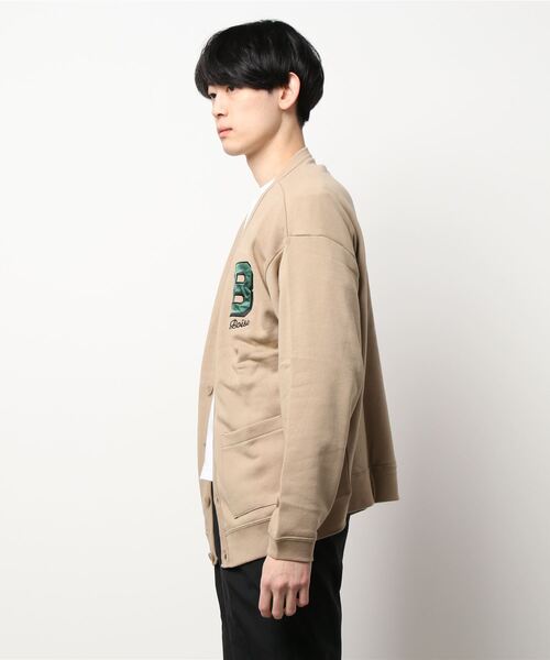 B.I.D.（ビーアイディー）の「《TRAP/U》刺繍Vネックカーディガン（カーディガン/ボレロ・レディース・ベージュ/ブルー/ダークグリーン・MEDIUM/LARGE）」の14枚目の写真