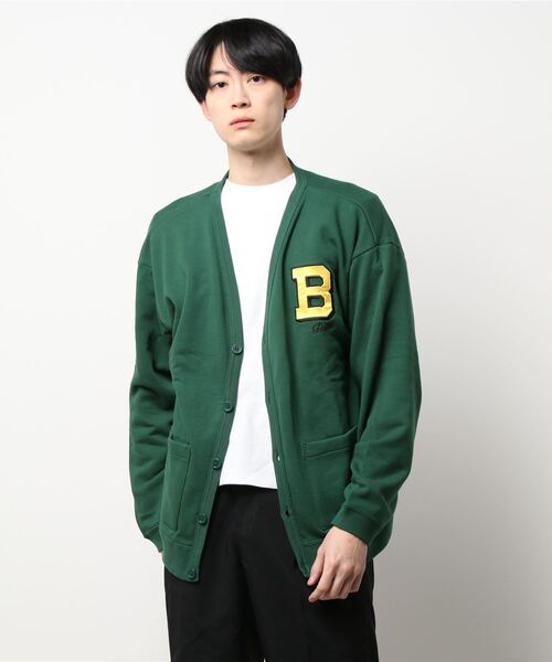 B.I.D.（ビーアイディー）の「《TRAP/U》刺繍Vネックカーディガン（カーディガン/ボレロ・レディース・ベージュ/ブルー/ダークグリーン・MEDIUM/LARGE）」の12枚目の写真