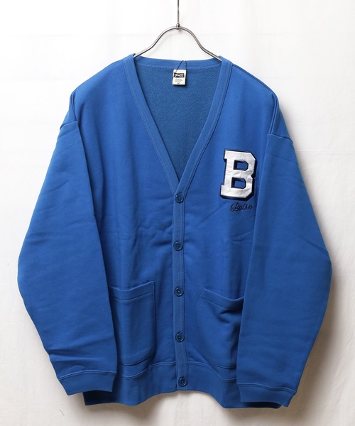 B.I.D.（ビーアイディー）の「《TRAP/U》刺繍Vネックカーディガン（カーディガン/ボレロ・レディース・ベージュ/ブルー/ダークグリーン・MEDIUM/LARGE）」の4枚目の写真