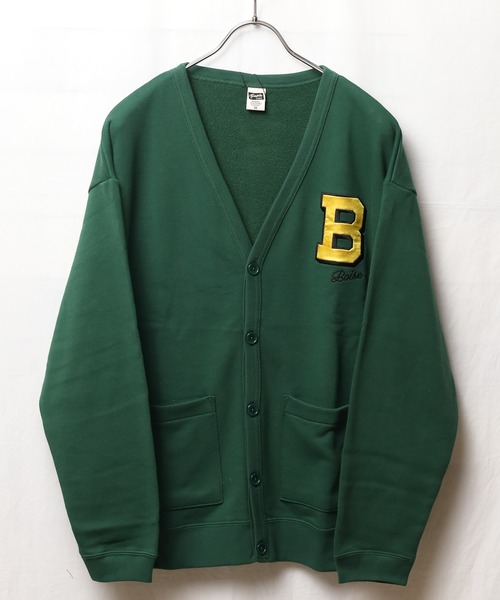 B.I.D.（ビーアイディー）の「《TRAP/U》刺繍Vネックカーディガン（カーディガン/ボレロ・レディース・ベージュ/ブルー/ダークグリーン・MEDIUM/LARGE）」の5枚目の写真