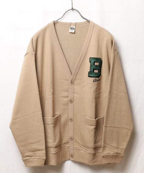 B.I.D.（ビーアイディー）の「《TRAP/U》刺繍Vネックカーディガン（カーディガン/ボレロ・レディース・ベージュ/ブルー/ダークグリーン・MEDIUM/LARGE）」の6枚目の写真