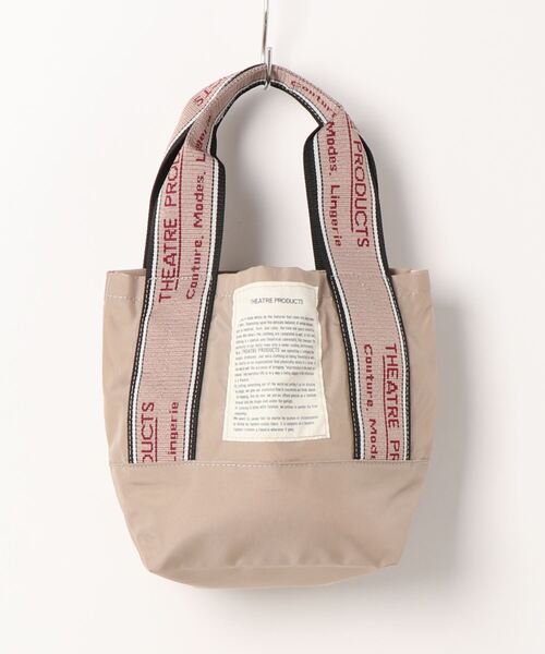 THEATRE PRODUCTS(シアタープロダクツ)の「<<京都店+WEB限定>>【THEATRE PRODUCTS】ジャガードテープバッグS(トートバッグ・レディース・ブラック/グレー/ベージュ・FREE)」の3枚目の写真
