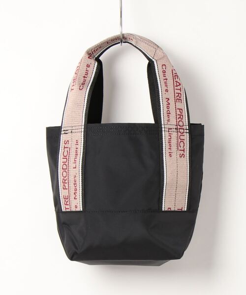 THEATRE PRODUCTS(シアタープロダクツ)の「<<京都店+WEB限定>>【THEATRE PRODUCTS】ジャガードテープバッグS(トートバッグ・レディース・ブラック/グレー/ベージュ・FREE)」の6枚目の写真