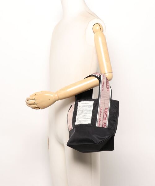THEATRE PRODUCTS(シアタープロダクツ)の「<<京都店+WEB限定>>【THEATRE PRODUCTS】ジャガードテープバッグS(トートバッグ・レディース・ブラック/グレー/ベージュ・FREE)」の5枚目の写真