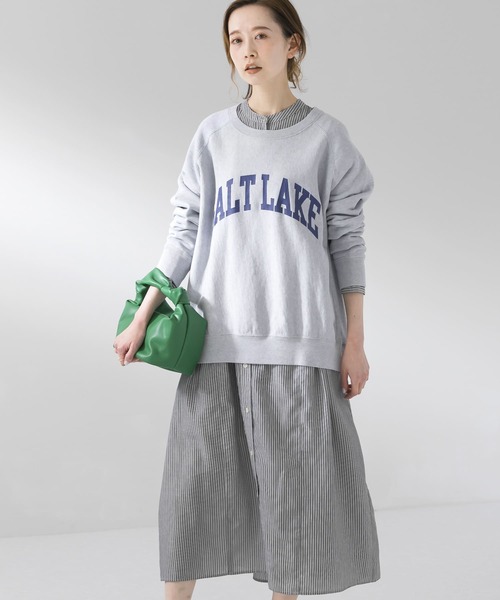 UR Lab.（アーバンリサーチラボ）の「『UR TECH Smart Linen Touch』ウエストタックワンピース（ワンピース・レディース・ホワイト系その他/ブラック系その他/ブルー系その他・SMALL/FREE）」の16枚目の写真