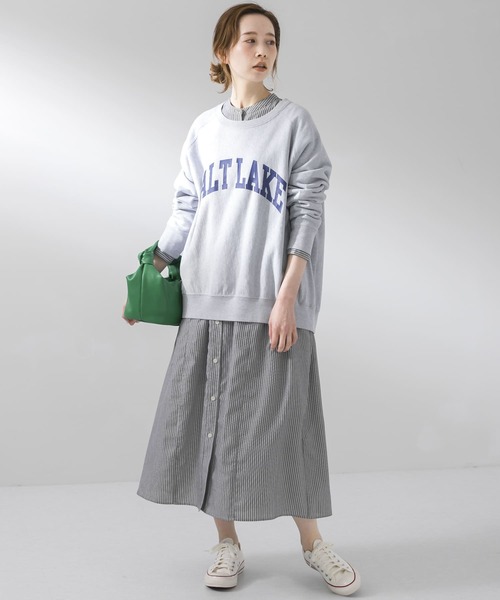 UR Lab.（アーバンリサーチラボ）の「『UR TECH Smart Linen Touch』ウエストタックワンピース（ワンピース・レディース・ホワイト系その他/ブラック系その他/ブルー系その他・SMALL/FREE）」の17枚目の写真