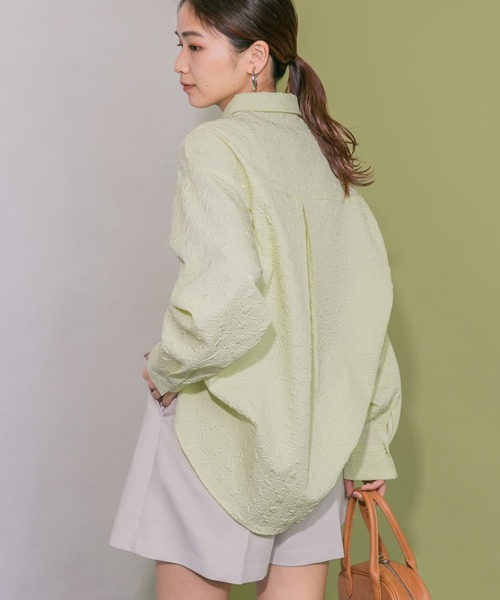 KBF（ケイビーエフ）の「ジャガードシャツ（シャツ/ブラウス・レディース・ブラック/アイボリー/イエロー系その他・ONE）」の14枚目の写真